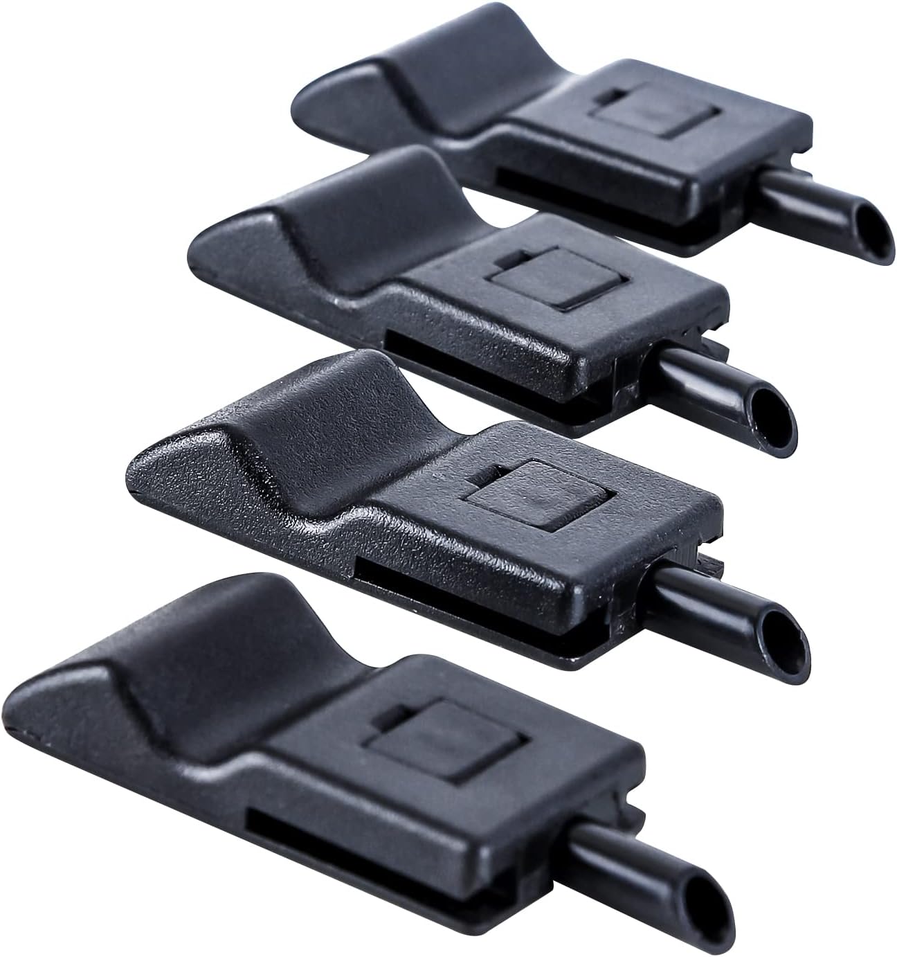 EWLSAC Door Lock Knobs Front/Rear Fits for Chevy/GMC Silverado/Sierra 2007-2013, Front Rear Driver Passenger Side Black Replaces 15844616