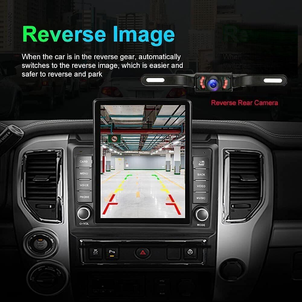 EWLSAC Android 12 Car Stereo Radio GPS Navigation 9.7 Inch Compatible for 2009-2014 Ford F150, Built-in Carplay+Android Auto/2+32G, Bluetooth, WiFi, Backup Camera, Mirror Link