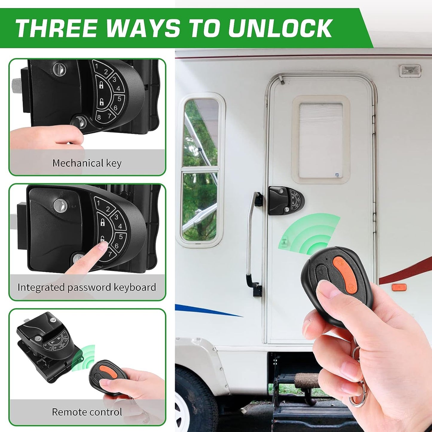 CARPARTSX RV Keyless Entry Door Lock