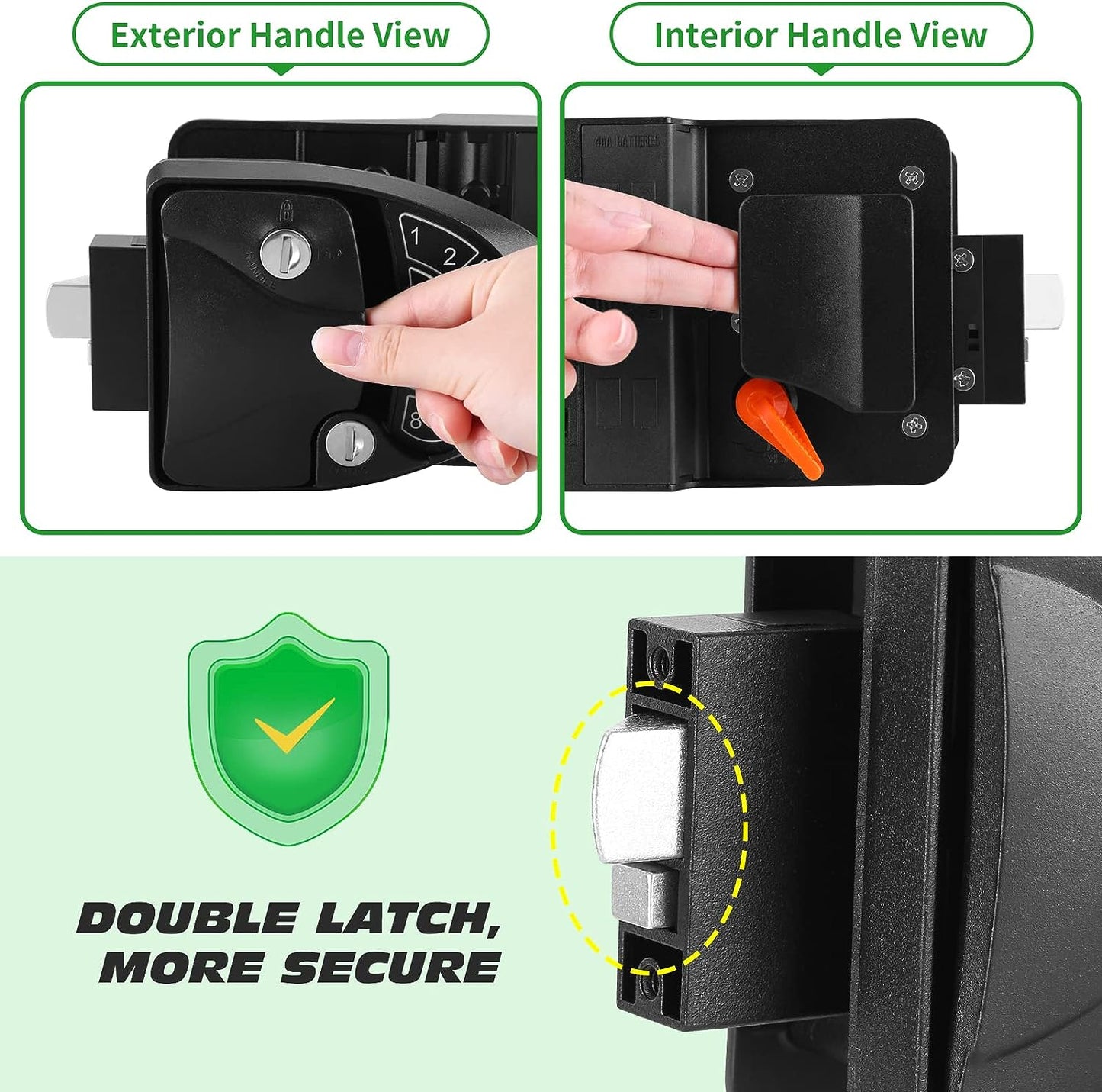 CARPARTSX RV Keyless Entry Door Lock