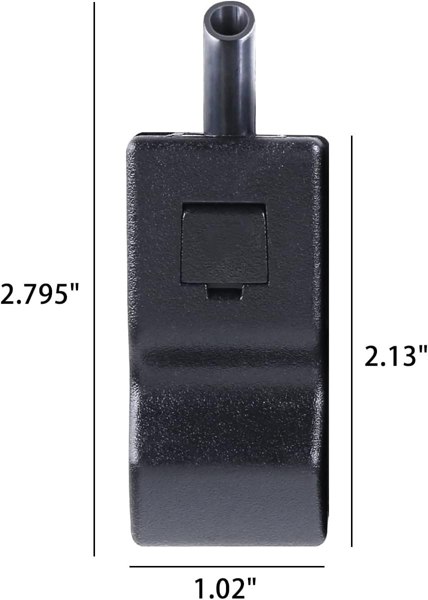 EWLSAC Door Lock Knobs Front/Rear Fits for Chevy/GMC Silverado/Sierra 2007-2013, Front Rear Driver Passenger Side Black Replaces 15844616