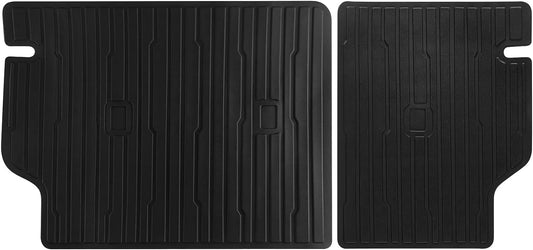 EWLSAC Back Seat Cover Protector for Ford Mustang Mach-E Accessories 2021 2022, Waterproof Second Row Seats Back Cover Cargo Mat Waterproof TPE Pet Mat Cargo Trunk Liner Rear Cargo Liner Mat
