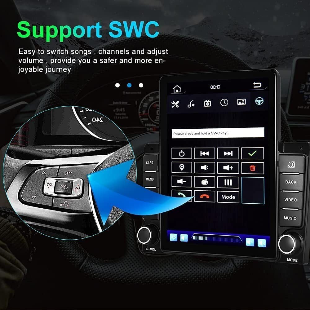 EWLSAC Android 12 Car Stereo Radio GPS Navigation 9.7 Inch Compatible for 2009-2014 Ford F150, Built-in Carplay+Android Auto/2+32G, Bluetooth, WiFi, Backup Camera, Mirror Link
