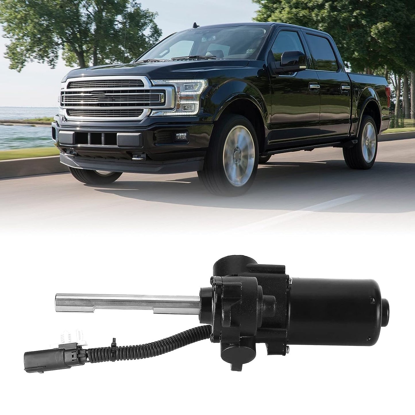 EWLSAC Pedal Motor Power Running Board Motor AL3Z16A506A AL3Z16A507A Compatible for 2007-2014 Ford F150 5.4L V8 (Left Driver Side)