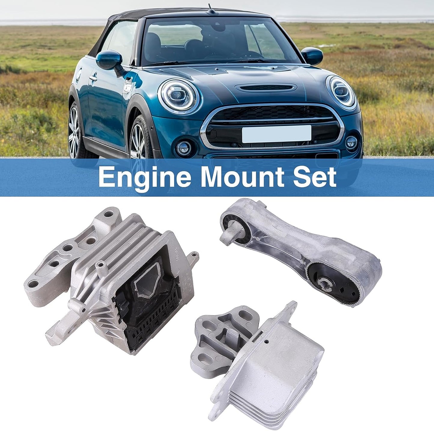 3 PCS Engine Motor Mount and Trans Mount Fit